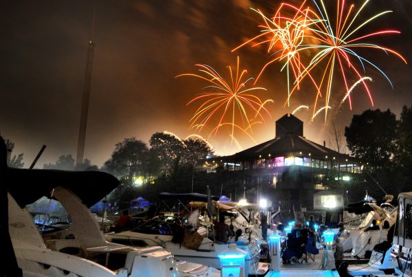 Feux d'artifice à Montréal